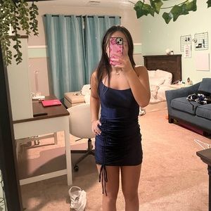 Navy homecoming dress